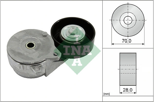 Belt Tensioner, V-ribbed belt